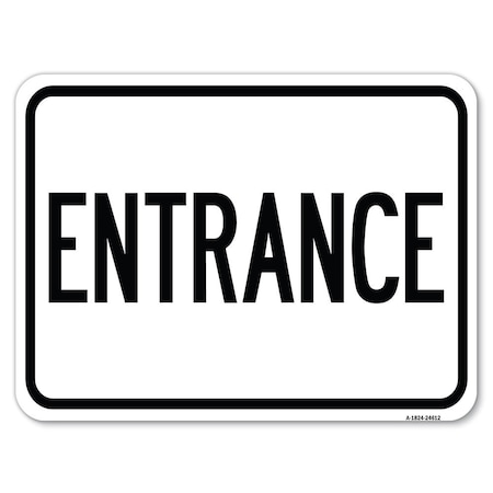 Signmission Safety Sign, 18 in Height, Aluminum, 24612 A-1824-24612